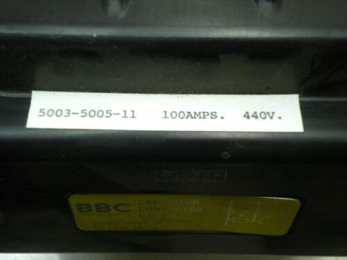 ABB Bbc Capacitor Contactor 5003-5005-11 100A 440V 100V Rated 1000V