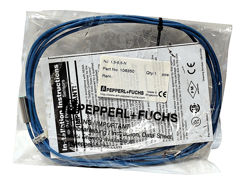 Pepperl Fuchs NJ1.5-6.5-N Inductive Proximity Sensor