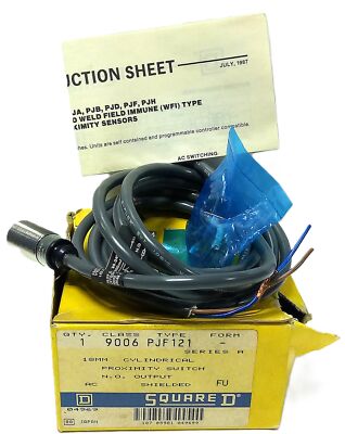 Square D 9006-PJF121 24-240 V AC 18 mm Shielded Proximity Sensor