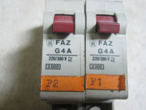 2 Moeller FAZ-G4A Circuit Breaker Protector