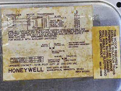 Honeywell M945A-1009 160 Degree 1 Min 1 A 24 V HVAC Damper Actuator