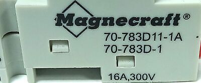 Magnecraft 70-783D11-1A 300 V 16 A DIN Rail Terminal Blocks