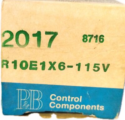 Potter & Brumfield R10-E1X6-115V 115 V AC 5 A 20-Pin Plug-in Ice Cube Relay