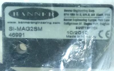 Banner Engineering SI-MAG2SM 46991 Magnetic Safety Interlock Switch