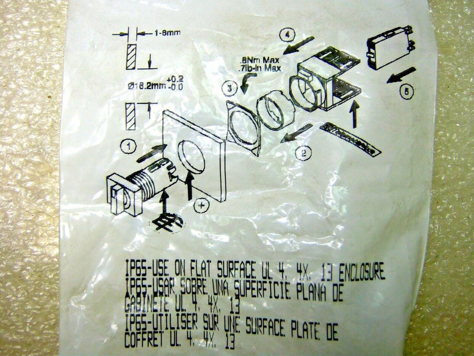 Telemecanique ZB6-CD22 2 Position Selector Switch Operator