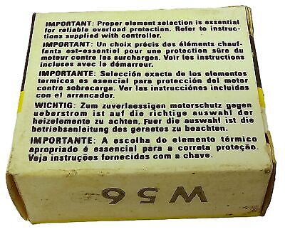 Allen-Bradley W56 Class 20 Heater Element for Eutectic Alloy Type Overload Relay
