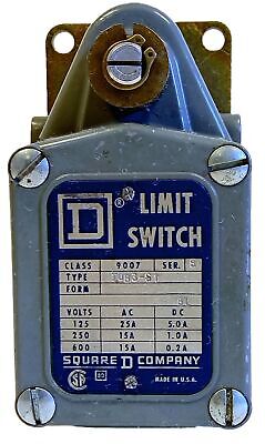 Square D 9007-TUB3-S1 Rotary Gear Limit Switch