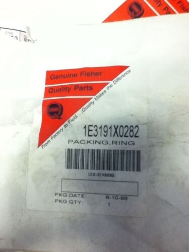 LOT OF 4 Fisher 1E3191X0282 PACKING RINGS