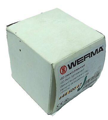 WERMA 644.500.67 115 V AC Blue Steady Beacon Light Lens w/ LED Bulb