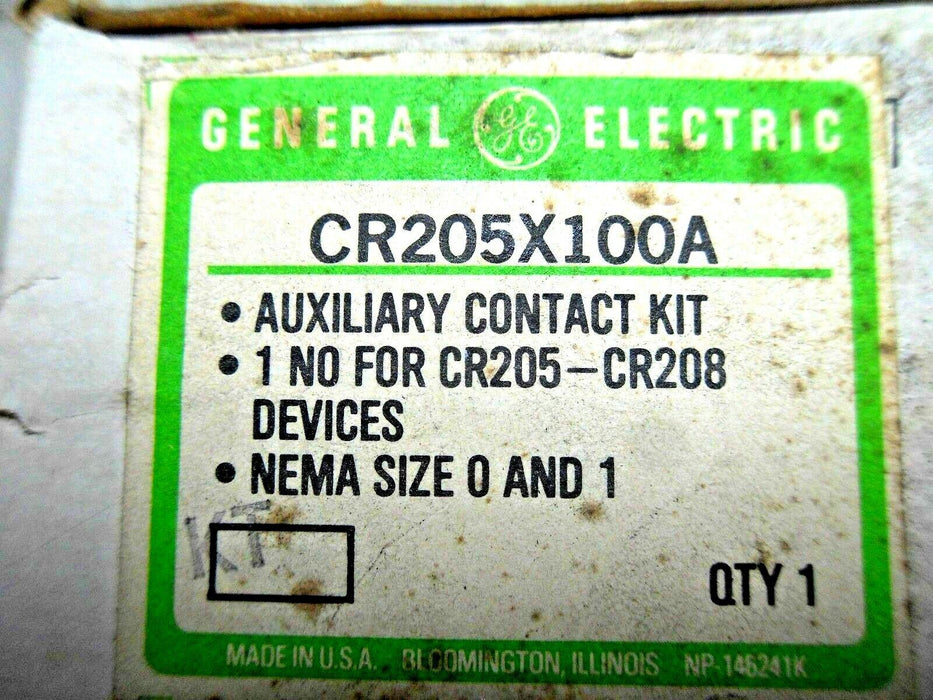 GE CR205X100A AUXILIARY CONTACT KIT