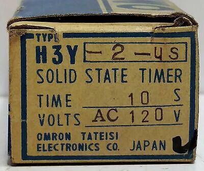 Omron H3Y-2-US-AC120-10S Solid State Timer