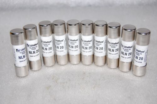 Littelfuse NLN 20 FUSE LOT OF 10