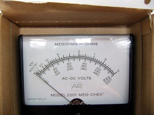 Simpson 1329A Megohm / Ohm Panel Meter