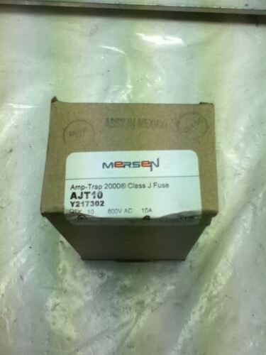 LOT OF 10 Ferraz Shawmut AJT10 FUSES