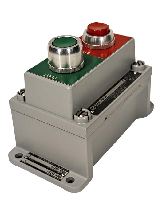 Allen-Bradley 800H-2HA7P Hazardous Location Pushbutton Station w/ 2 Pushbuttons