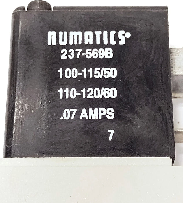 Numatics L22BB552O000030 1-10 bar Solenoid Valve w/ 110/120 V AC Coils