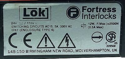Fortress Interlocks LOKP Safety Interlock Switch