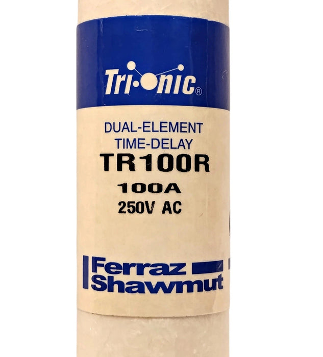 Ferraz Shawmut TR100R 250 V AC/DC 100 A Current-Limiting Time-Delay Fuse