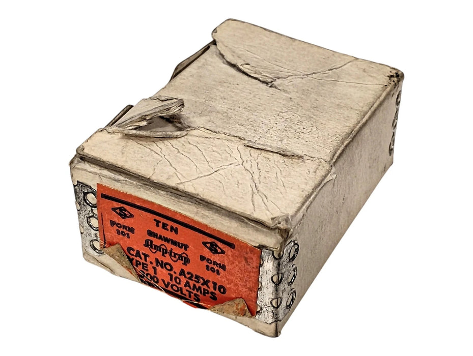 Shawmut A25X10-1 300 V AC/DC 10 A Current-Limiting Very Fast-Acting Fuses