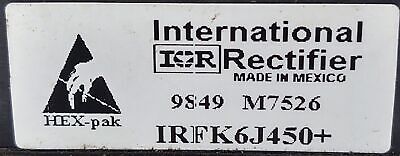 International Rectifier IRFK-6-J-450 HEX-PAX Power Module