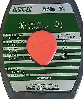 ASCO 8210G014 120V 60Hz Solenoid Valve