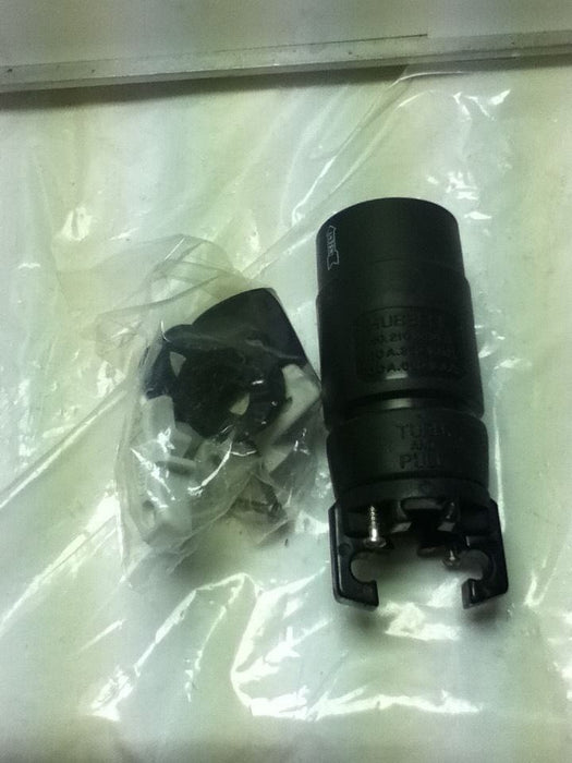 Hubbell HBL21CM414B Hubbellock Connector, 3 Pole 4 Wire, 30 amp, 600V