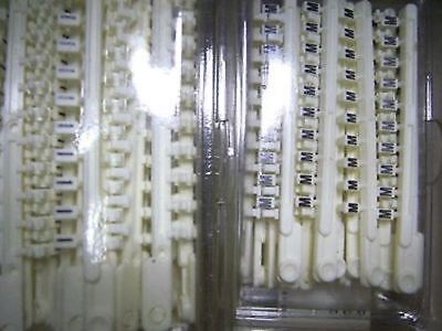 Giant Lot of 1125 Sprecher + Schuh Tag Strips Letters / Numbers