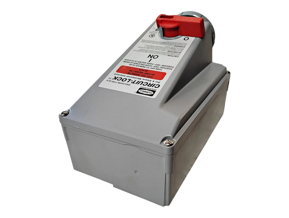 Hubbell HBL460MI7W 480 V AC 60 A CIRCUIT-LOCK Pin & Sleeve Mechanical Interlock