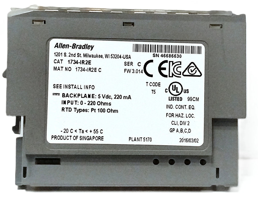 Allen-Bradley 1734-IR2E 5 V DC PLC Input Module
