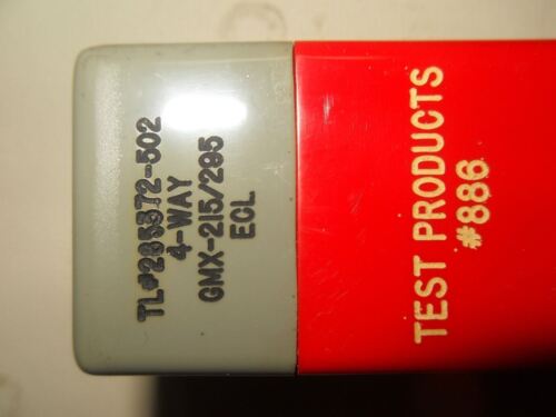 1 TEST PRODUCTS TL-285372-502 CONNECTOR