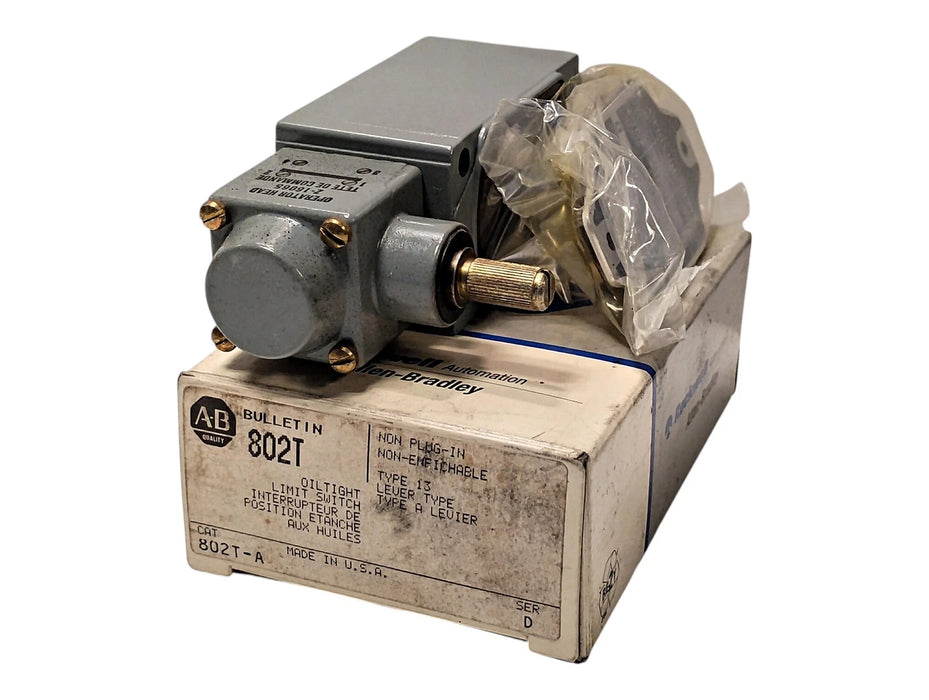 Allen-Bradley 802T-A 600 V 10 A Oiltight Rotary Gear Limit Switch