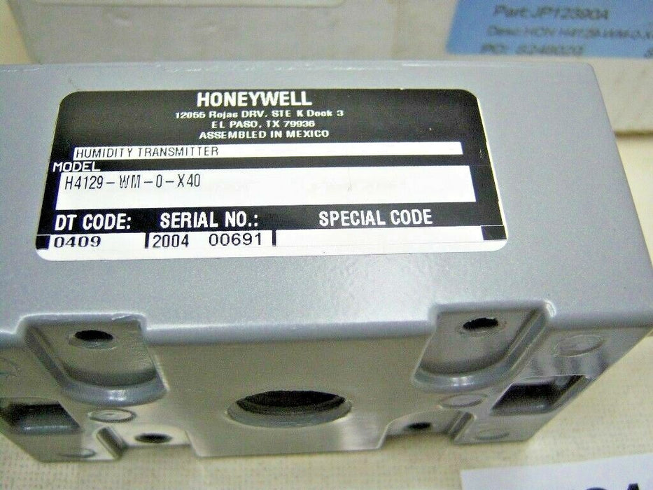 Honeywell Humidity Transmitter H4129-WM-0-X40