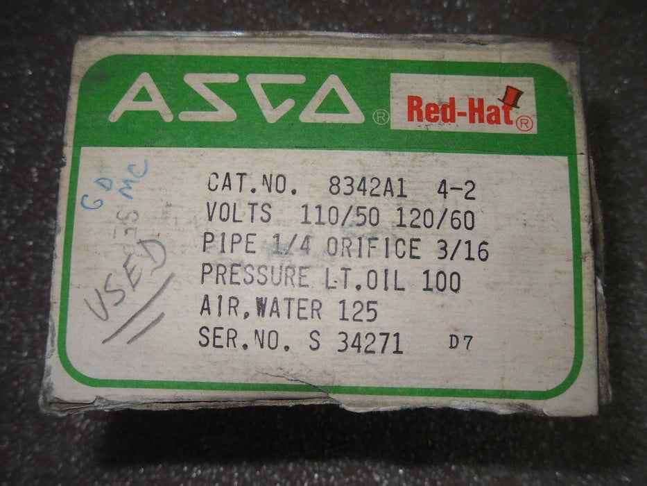 ASCO 8342A1 110/120V Solenoid Valve