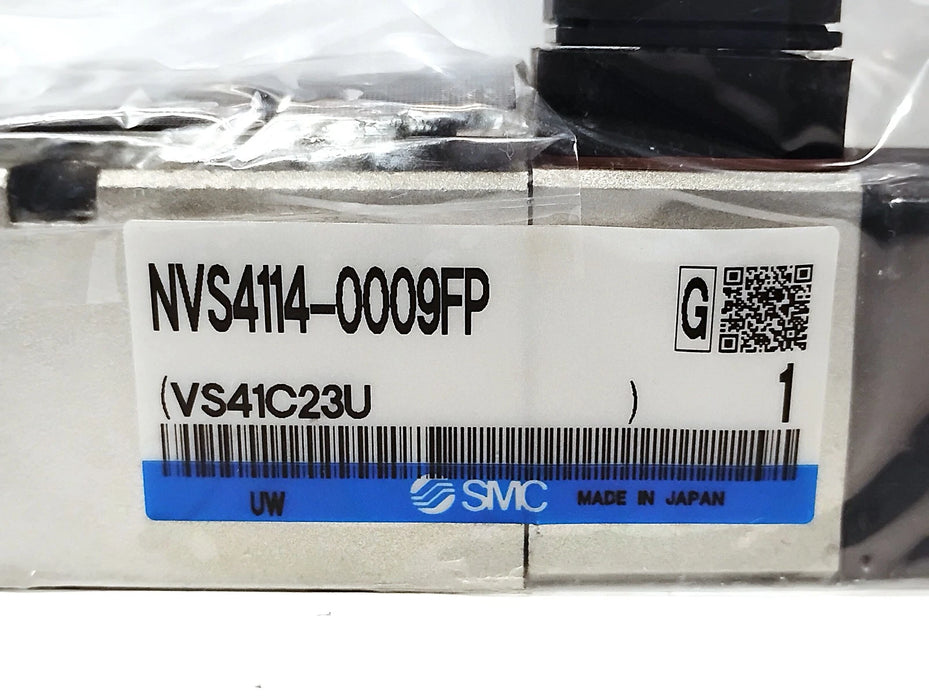 SMC NVS4114-0009FP Pneumatic Solenoid Valve w/ 100-120 V AC Coil