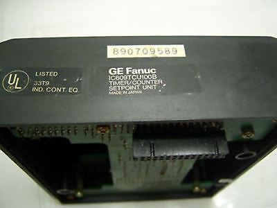 GE Fanuc Timer Counter Setpoint IC609TCU100B