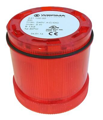 WERMA 641 100 00 12-240V Red Stacklight Lamp Holder No Lamp