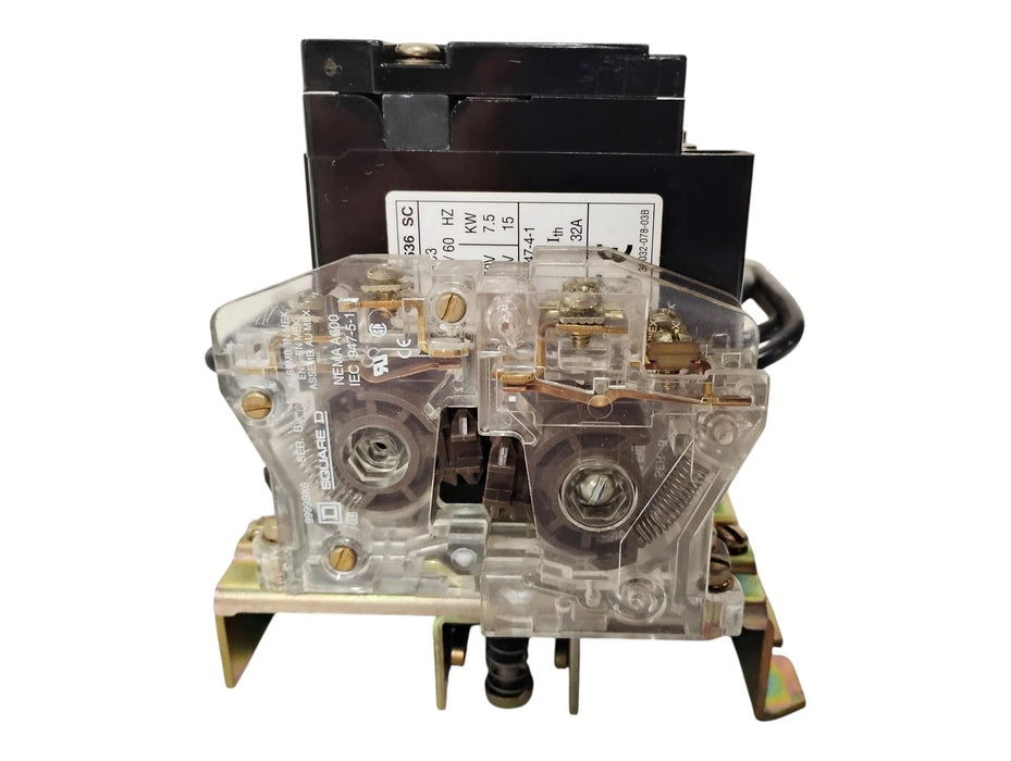 Square D 8702SCO8V02S 8502SCO2S 120 V AC NEMA 1 Reversing Contactor w/ 9999SX6
