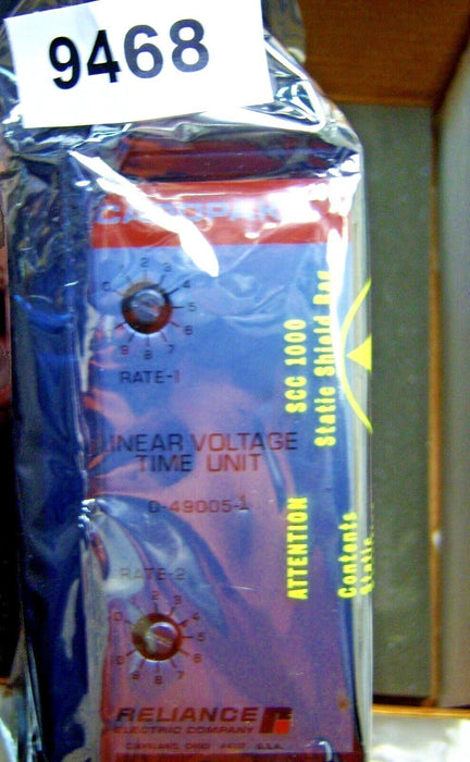 Reliance Linear Voltage Time Board 0-49005-1 SEALED