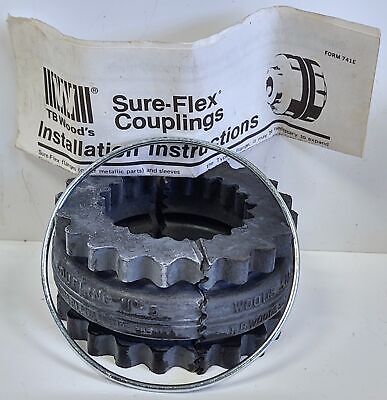 TB Wood's 5 / 5E Sure-Flex EPDM Rubber Sleeve Coupling Insert with Ring