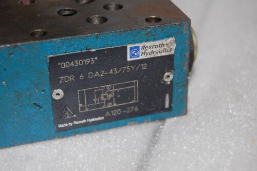 REXROTH ZDR 6 DA2-43/75Y/12 HYDRAULIC VALVE