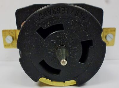 Pass & Seymour CS6369 / C56369 50 Amp 3 Pole 125/250 Volt Locking Receptacle