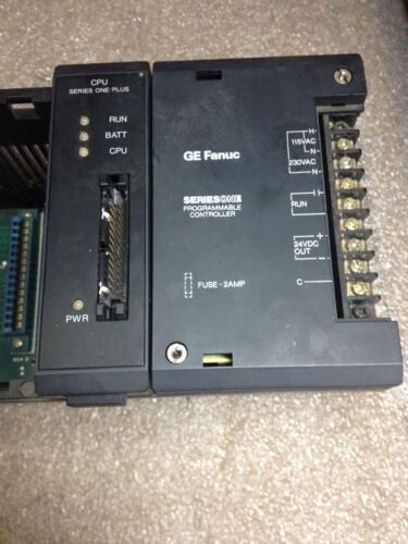 GE FANUC IC610CHS110A RACK POWER SUPPLY WITH 3 MODULES