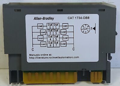 Allen-Bradley 1734-OB8 Ser C FW 3.022 PLC Output Module
