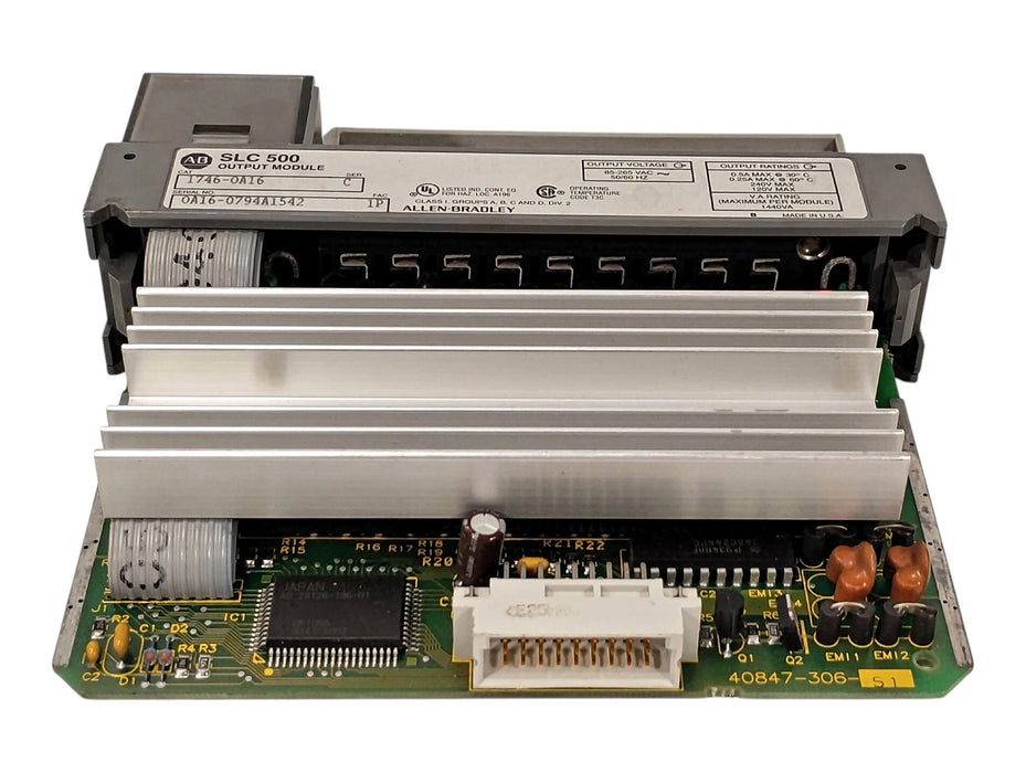 Allen-Bradley 1746-OA16 Series C 85-265 VAC 16 Channel Digital PLC Output Module