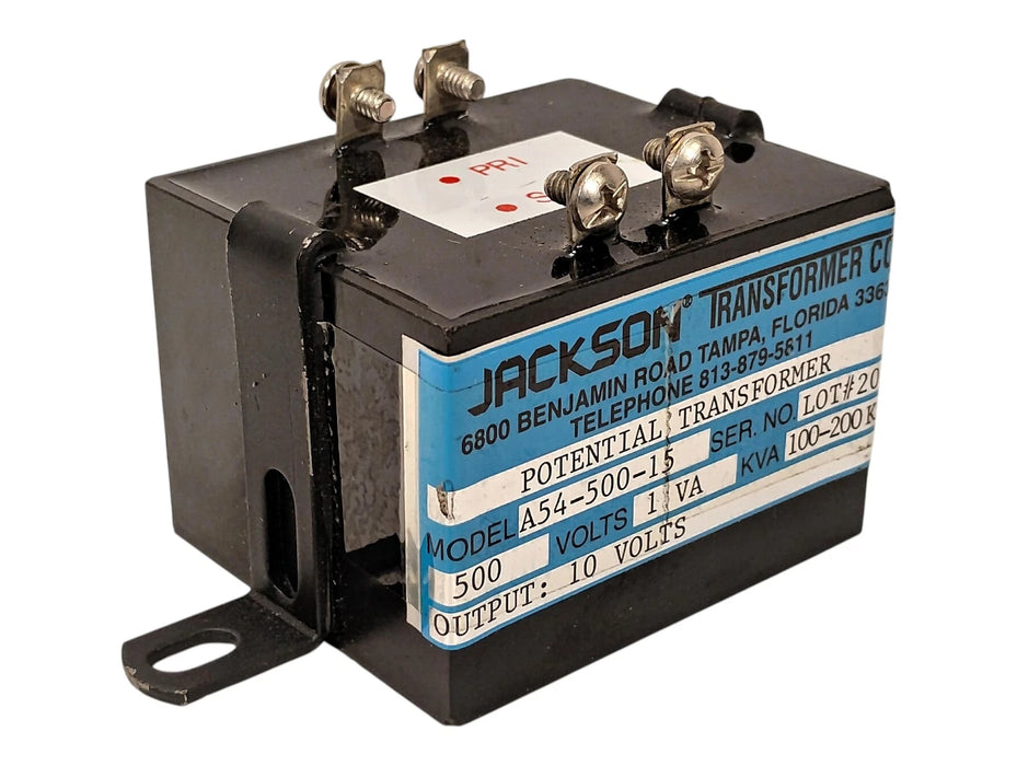 Jackson Transformer A54-500-15 500 V 1 VA Potential Transformer