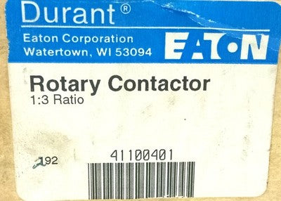 Eaton ES9513RS 41100401 Durant 1:3 Ratio Rotary Contactor