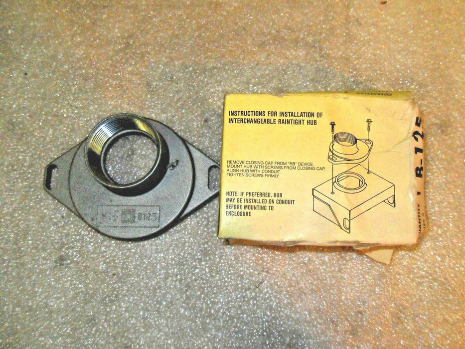 Square D B-125 Iinterchangeable Raintight Hub 1 1/4"