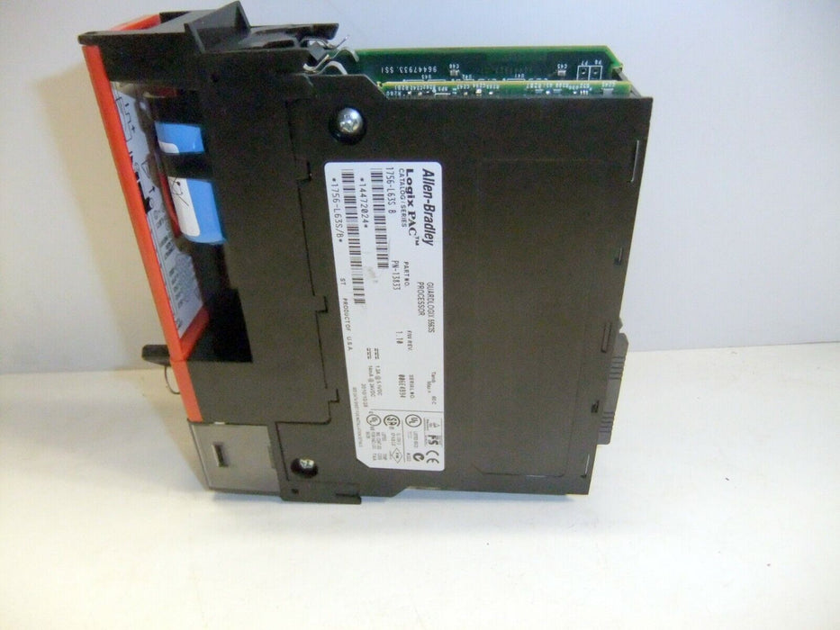 Allen-Bradley Guardlogix 5563S Processor 1756-L63S B