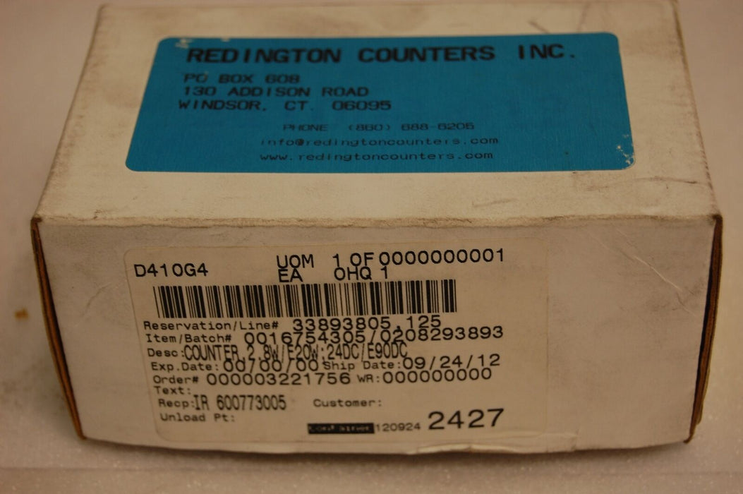 REDINGTON S8-3206 COUNTER CLOCK