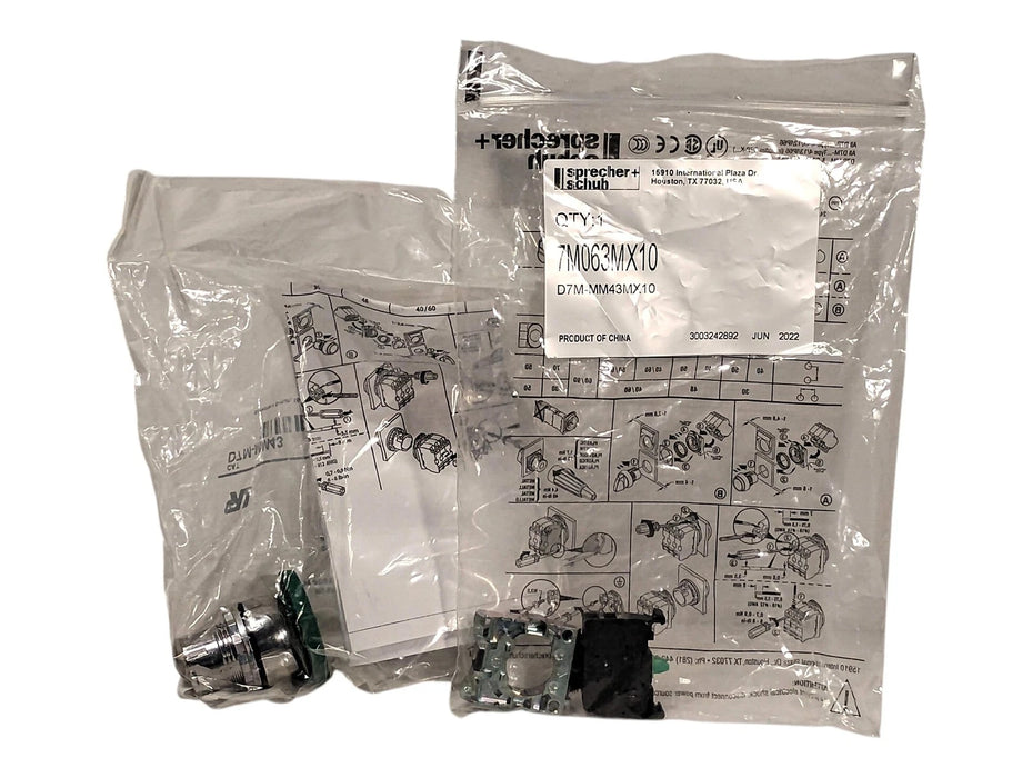Sprecher Schuh 7M063MX10 690 V AC/DC 10 A Green Momentary Pushbutton Switch